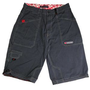 Bugle Boy Mens 34 Cargo Shorts Dark Gray